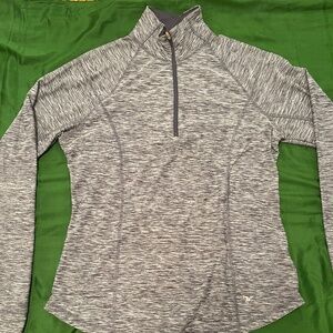 Heather Gray Quarter-Zip Pullover - Costco Brand